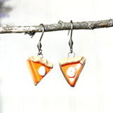 Pumpkin Pie Slice Earrings