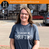 I'd Rather Be Thrifting T-Shirt, Navy or Heather Gray