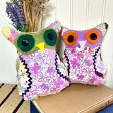 Mini Quilted Owl Pillow