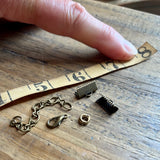 Measuring Tape Bracelet KIT, Tan