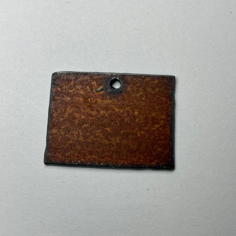 Mini Rusty Metal Colorado Charm