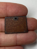 Mini Rusty Metal Wyoming Charm