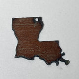 Mini Rusty Metal Louisiana Charm