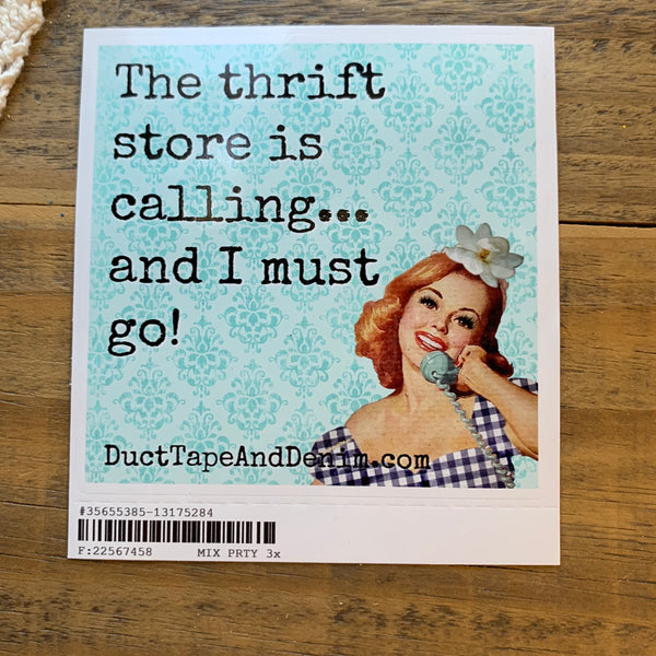 The Thrift Store is Calling and I Must Go Coffee Mug – Duct Tape and Denim