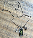 Tennessee Necklace with Mini License Plate Tag, 1949, #256798