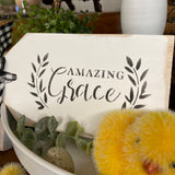 Amazing Grace Tag Mini Easter Sign -- CLEARANCE