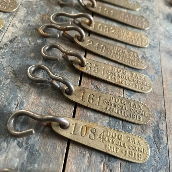  Brass Blank Military Dog Tags