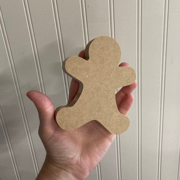 Gingerbread Man Mug Unfinished Wood Cut Out – The Color of Whimsy