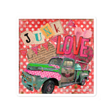 Junk Love Vintage Truck Sticker