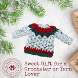 Crochet Christmas Sweater Ornament