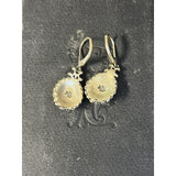 RALPH LAUREN Earrings, Faux Pearl Drop Dangle Oval Lever Back, E1-53