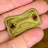 Vintage Brass Dog Tags (1)