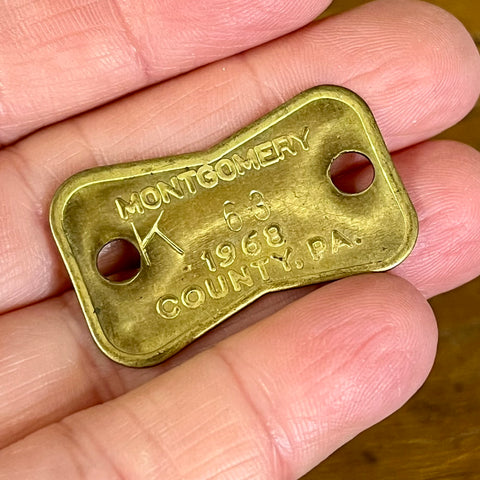 Vintage Brass Dog Tags (1) – Duct Tape and Denim