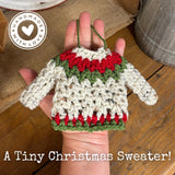 Crochet Christmas Sweater Ornament