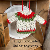 Crochet Christmas Sweater Ornament