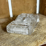 Vintage 1980s Crystal Hofbauer Porsche 959 Glass Paperweight