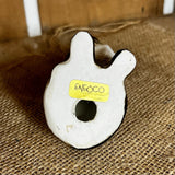 Enesco Siamese Cat Figurine, Ceramic Kitten, Blue Eyed Cat, 1960s