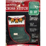 LOT of 6 NEW Cross Stitch Kits Christmas Stocking Kits Vintage 1986