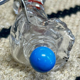 PLUTO Perfume Bottle Painted Glass 1950s Vintage Disney Dog
