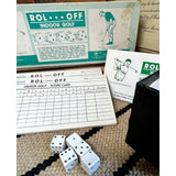 Vintage Indoor Golf Game RolOff 1975 Rol...Off in Box, Unused Score Cards V113