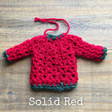 Crochet Christmas Sweater Ornament