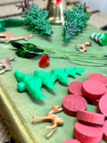 Vintage Christmas Crafting Supplies Surprise Box