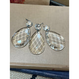 Set of 3 Vintage Crystal Drops