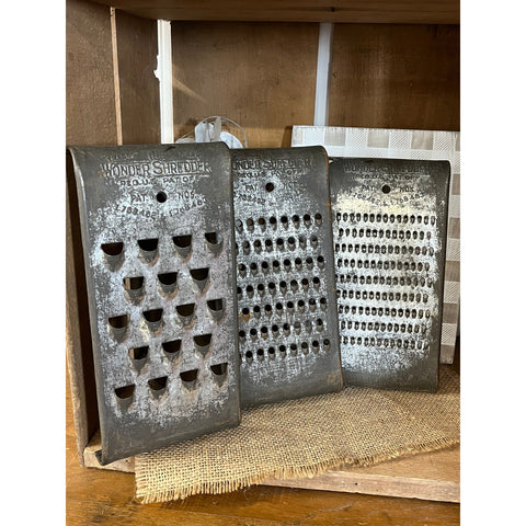 Set of 3 Vintage Wonder Shredders