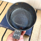 Vintage Bromwell Flour Sifter with Yellow Handle, 3 Cup Sifter