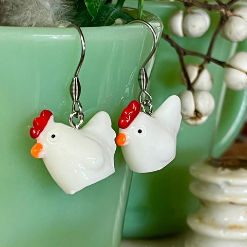Cute Chicken Earrings