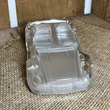 Vintage 1980s Crystal Hofbauer Porsche 959 Glass Paperweight