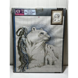 NEW True Colors POLAR BEARS Cross Stitch Kit KCL-30002 Vintage 1992 V140