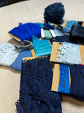Bag of Vintage Blue Trims