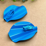 Big Blue 1980's Statement Earrings