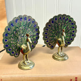 Vintage Brass Peacock Figurine