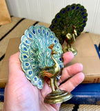 Vintage Brass Peacock Figurine