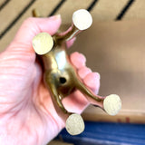 Vintage Brass Reindeer Figurine