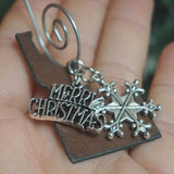 Idaho Christmas Ornament with Merry Christmas & Snowflake Charms