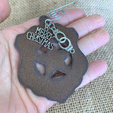 Police Officer Christmas Ornament, with Charms