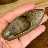 Vintage Brass Slipper Ashtray