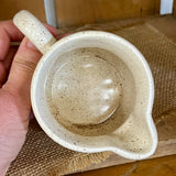 Vintage Churchill England Stoneware Creamer – Homespun Pattern