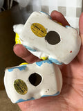 Vintage Clown Train Nursery Decor - Set of 2