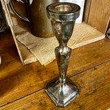 Vintage Silver Taper Candle Holder