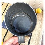 Vintage Bromwell Flour Sifter with Yellow Handle, 3 Cup Sifter