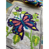 Creative Fun Needle Point Kit From SEW SIMPLE Butterfly V162 ***READ***