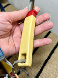 Vintage Kitchen Utensils with Red & Cream Handles
