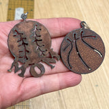 Wholesale Mix – 43 Small Metal Sports Shapes for Ornaments and Keychains