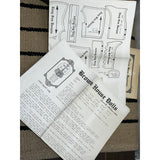 Brown House Dolls Easy Sew Designs UNCUT Pattern Wee Willie Winkie BHD-245 V163