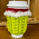 Grinch-Inspired Coffee Cozy