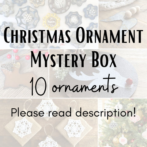 Christmas Ornament Mystery Box, Surprise Box